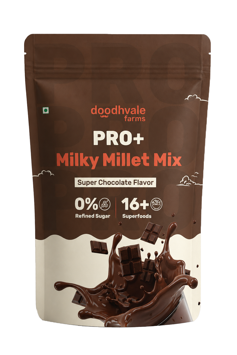 Pro+ Milky Millet Mix - Super Chocolate Flavour.