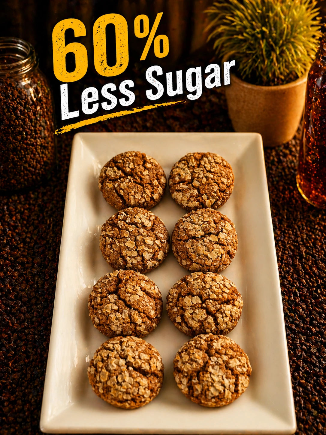 Crunchy Oat Cookies.