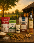 Kala Namak Rice + Khapli atta + Royal A2 Buffalo Ghee + Groundnut Oil Combo