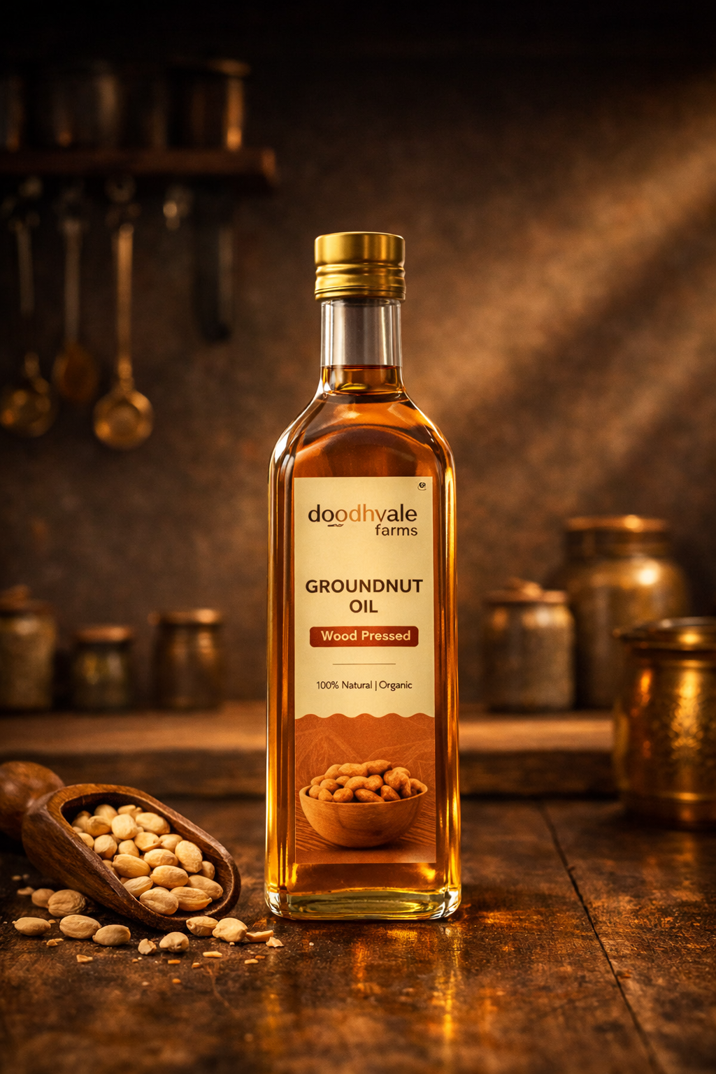 Groundnut Oil - Wood Pressed