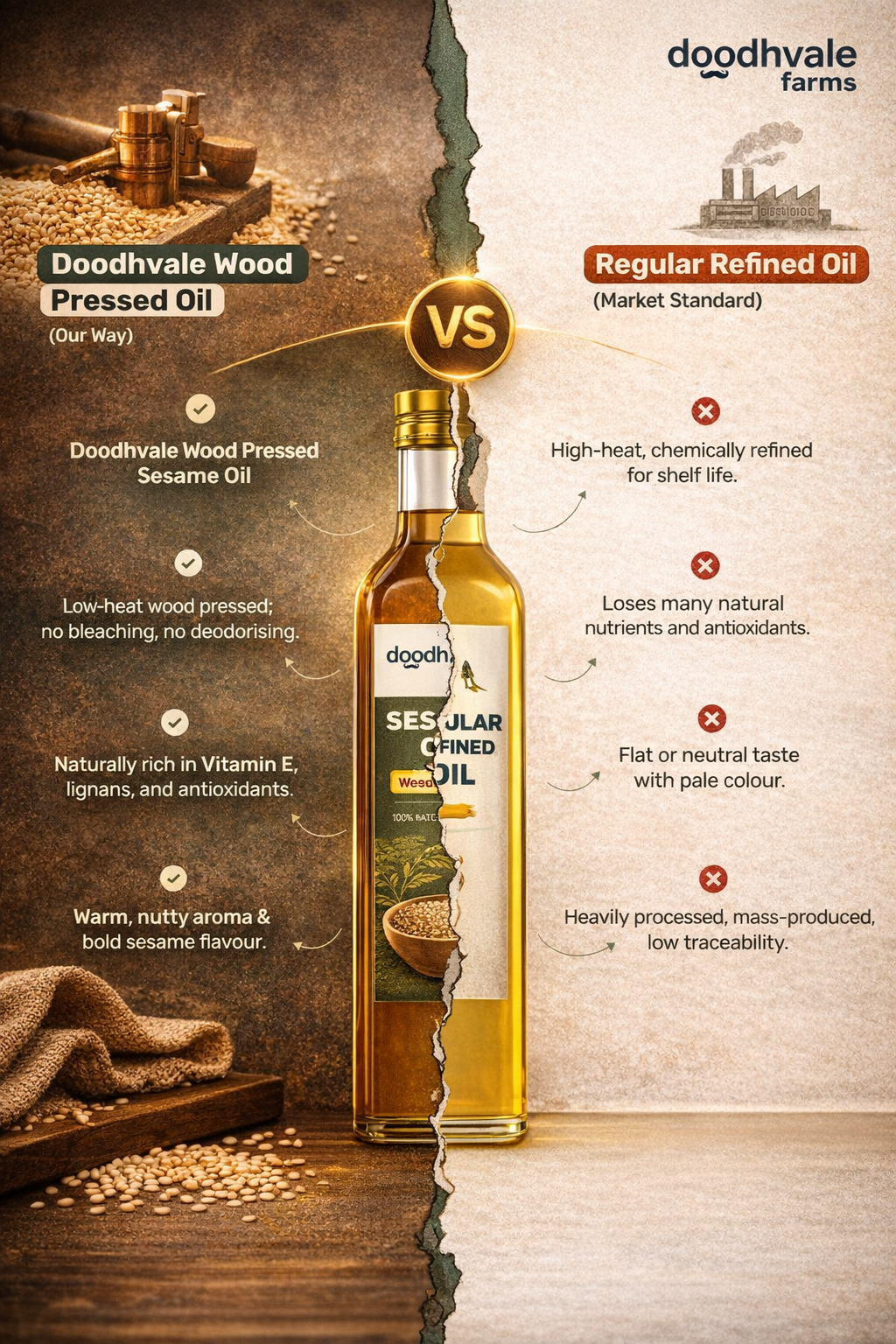 Sesame Oil - Wood Pressed