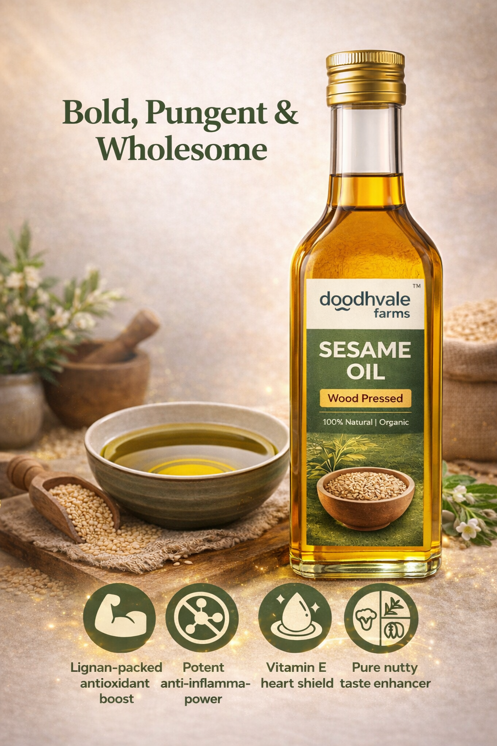 Sesame Oil - Wood Pressed