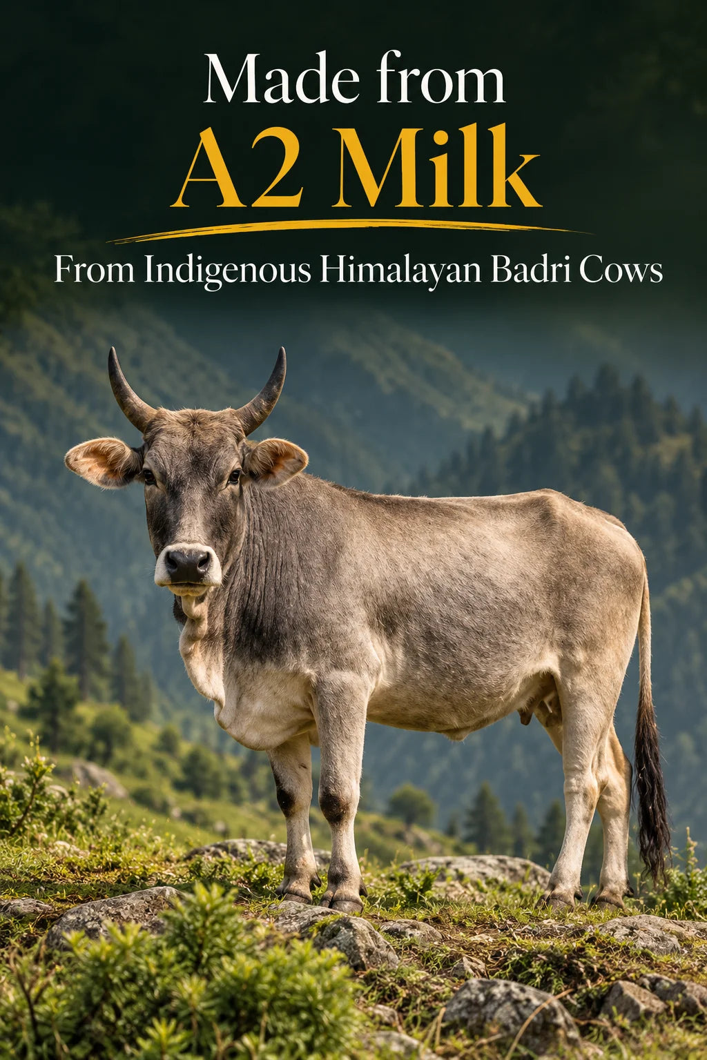 Pahadi A2 Cow Ghee - (825 ML)