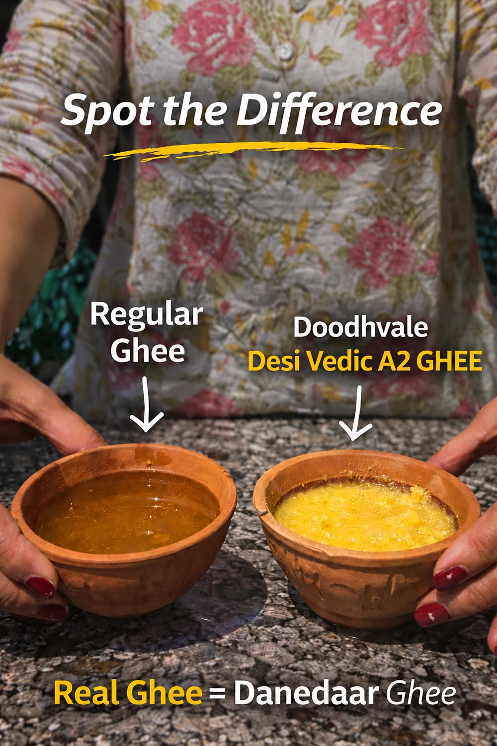 Cow A2 Vedic Desi Ghee Dolchi 5L