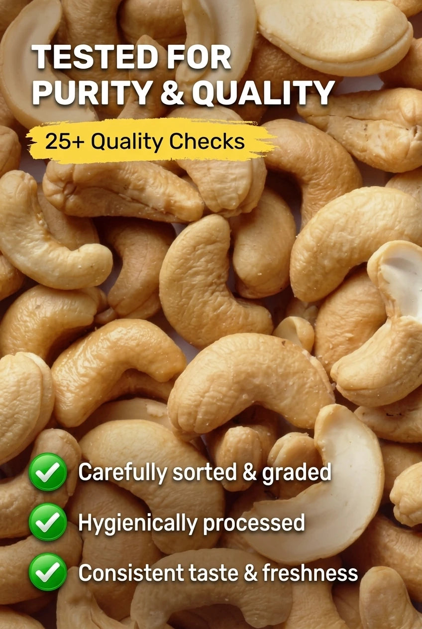 Premium Goan Cashews - Kaju 2 Unit Pack