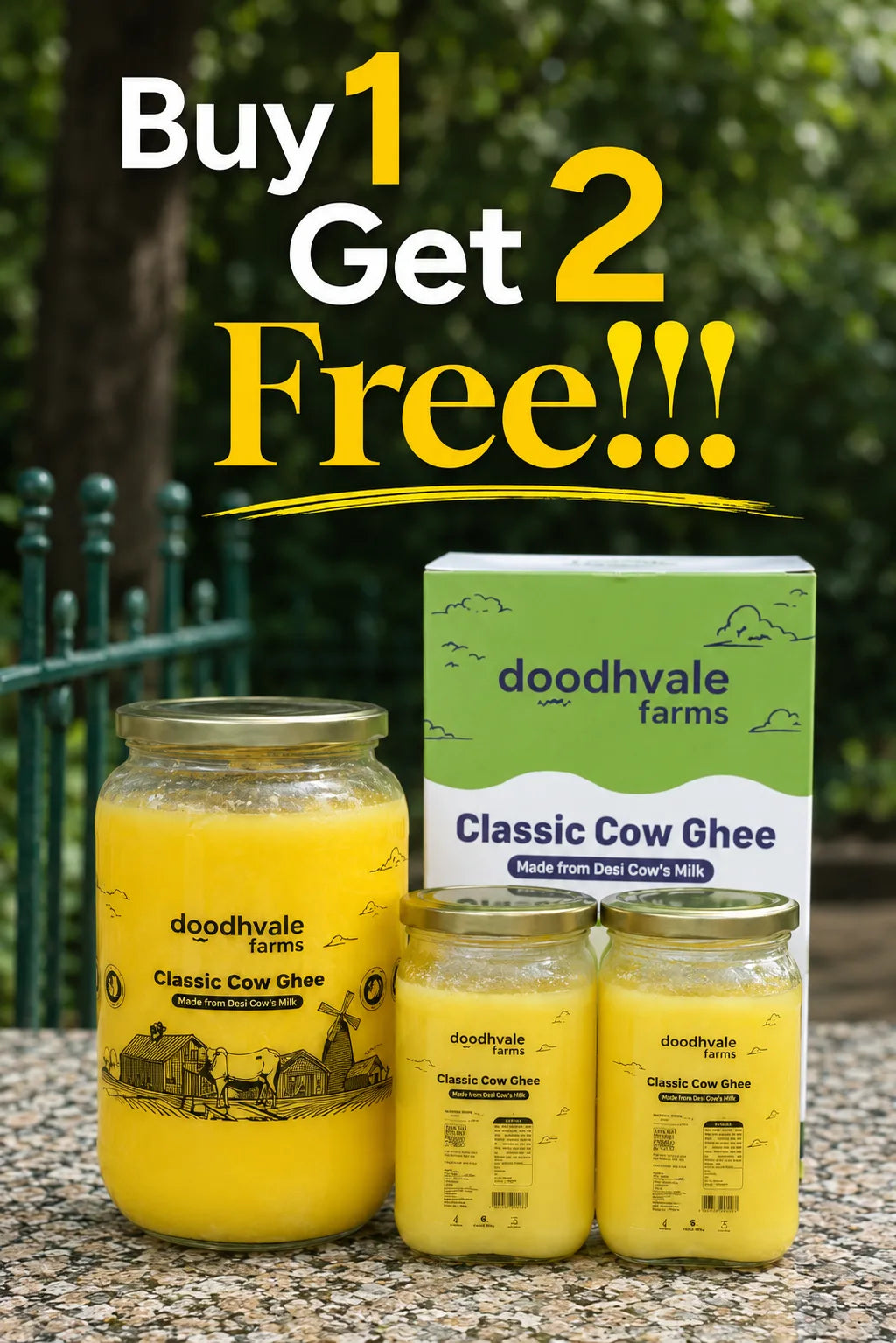 Classic Cow Bilona Ghee B1G2