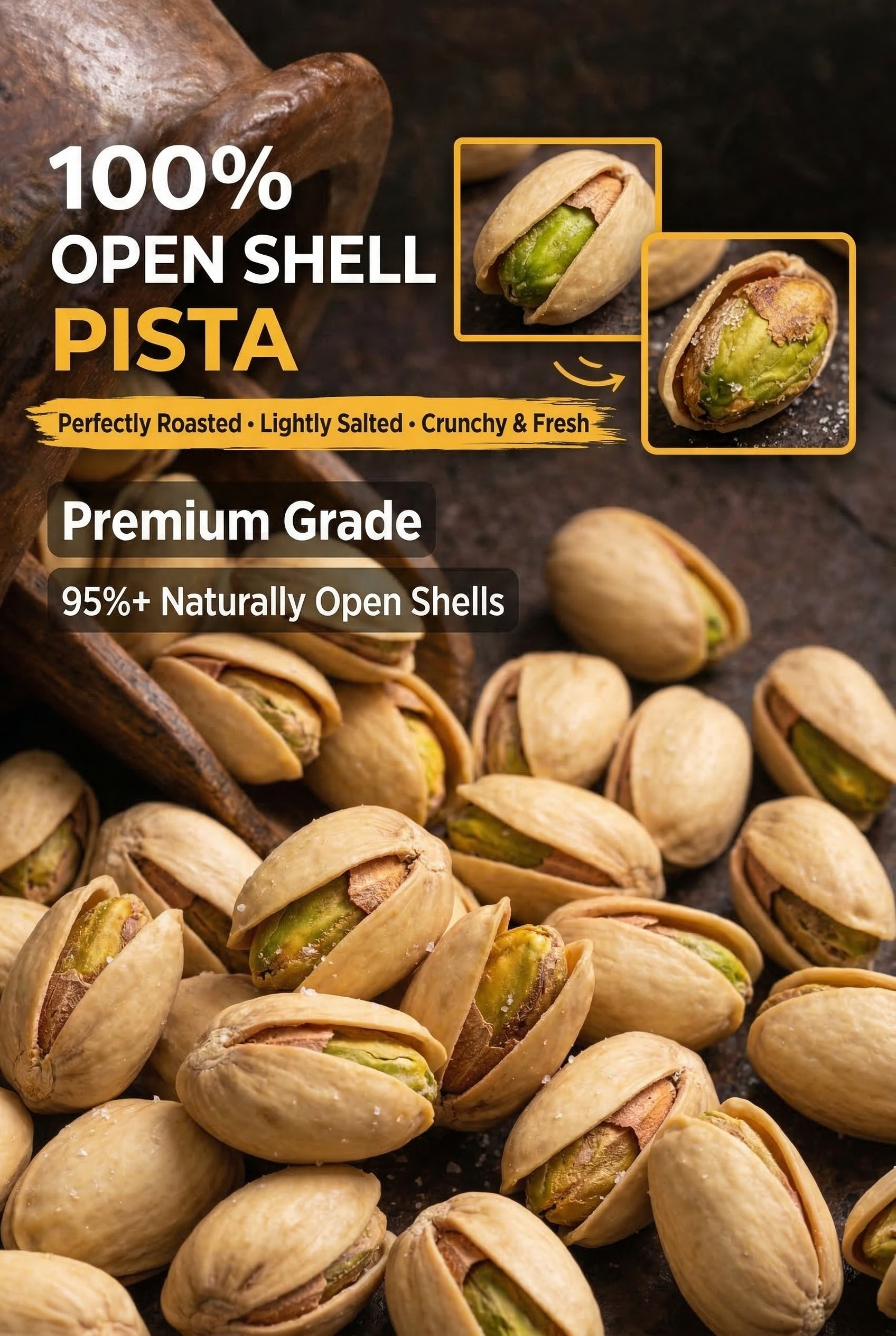 Raw Californian Pistachios - Pista 2 Unit Pack