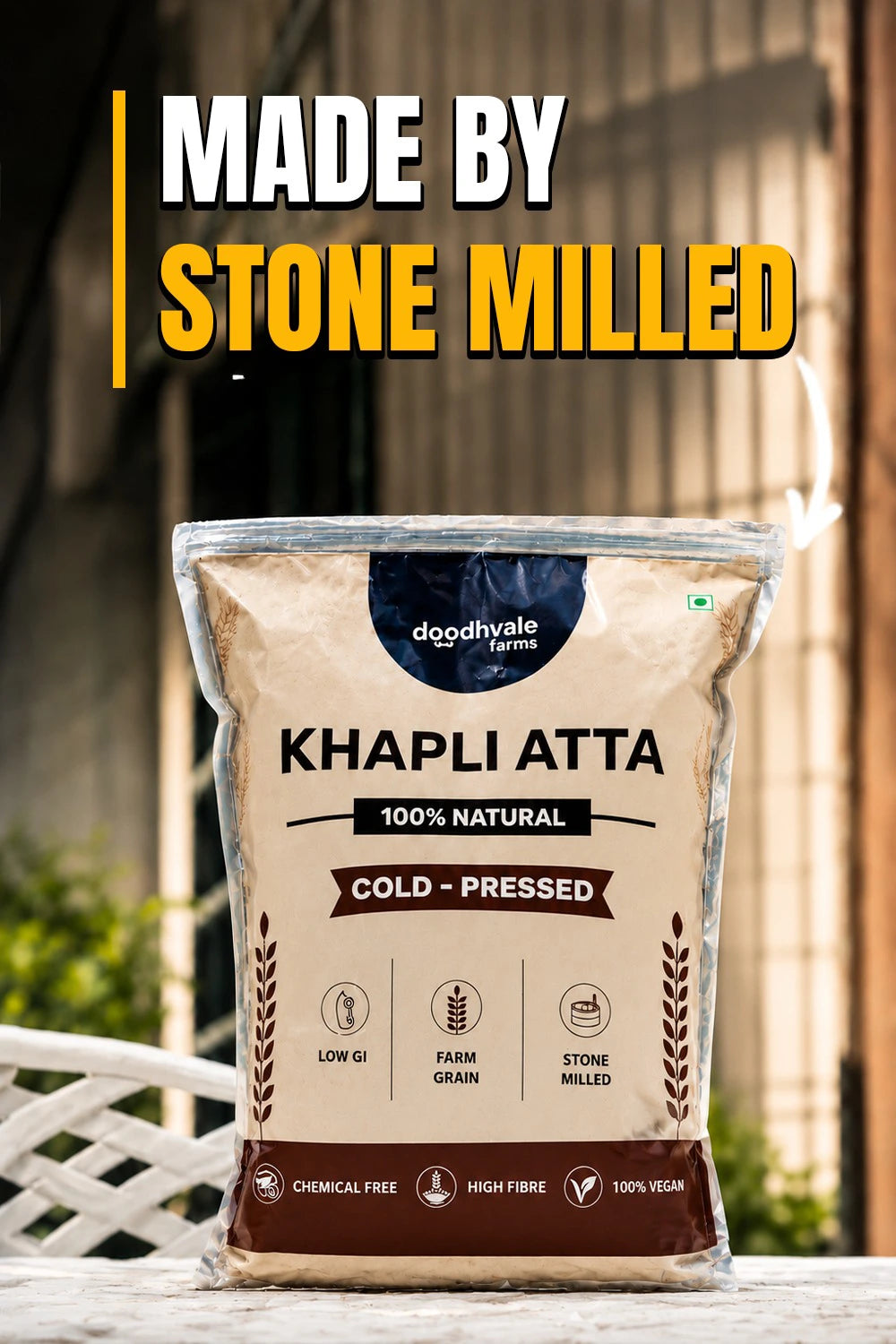 Khapli Atta – Cold Pressed | (2kg) : Buy 2 Get 1 Free