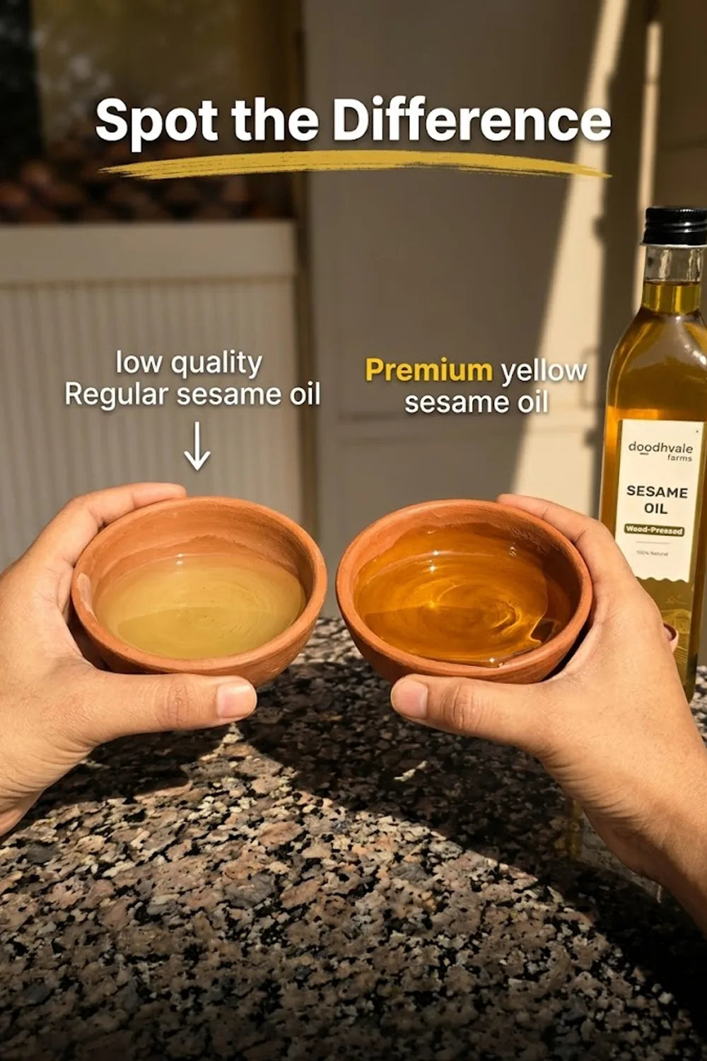 Sesame Oil - Wood Pressed (Buy 1 Get 1 Free)