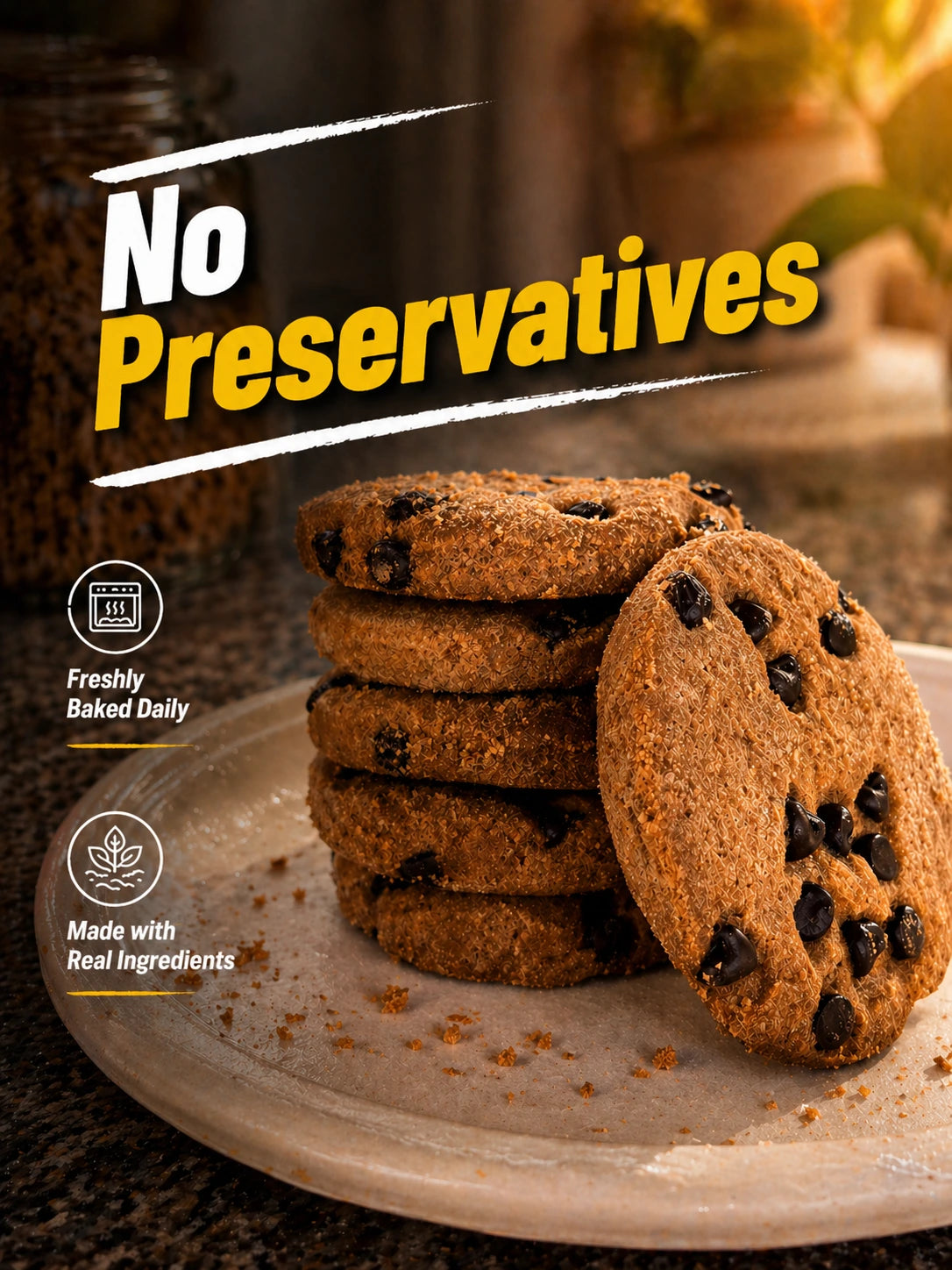 Double Choco Chip Cookies.