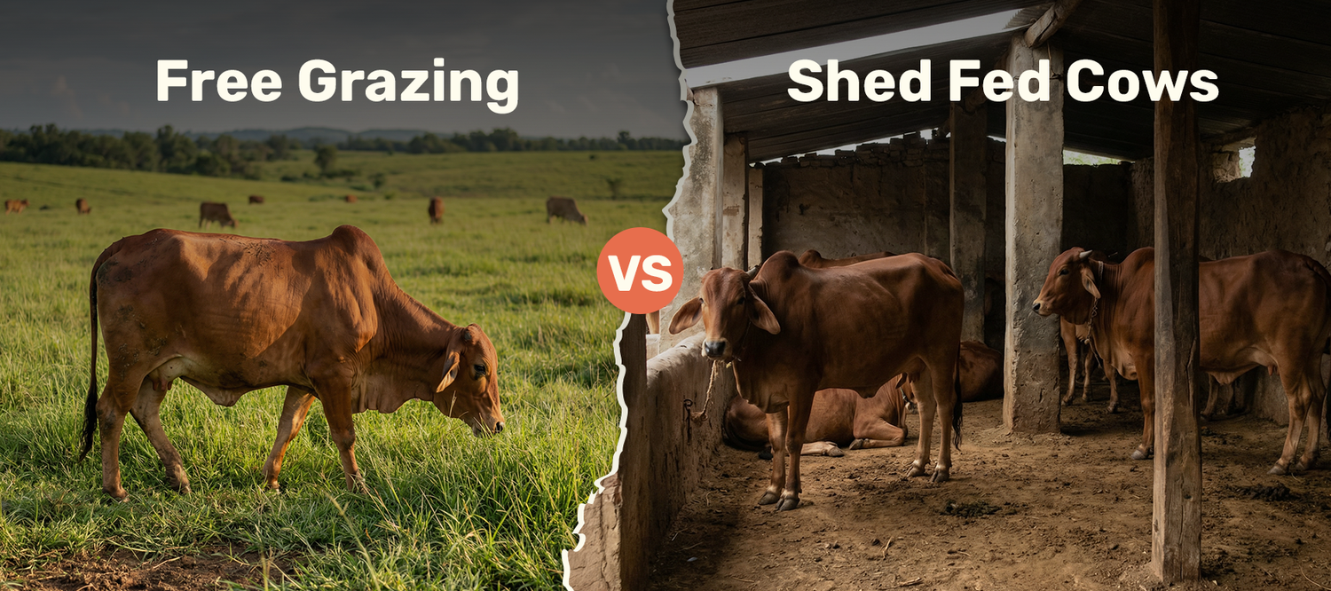 Free Grazing vs Shed Fed Cows: What Actually Makes a Difference