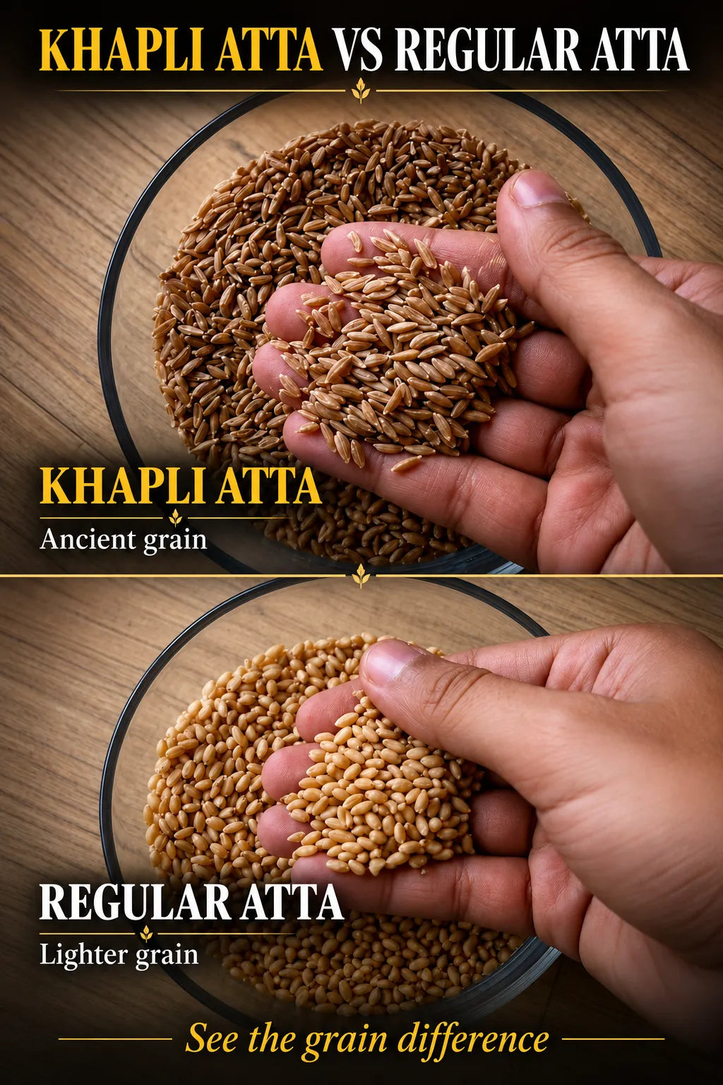 Khapli Atta – Cold Pressed | (2kg) : Buy 3 Get 2 Free