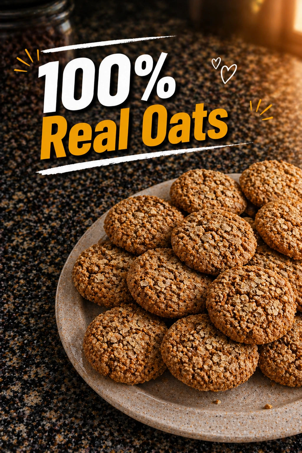 Crunchy Oat Cookies.