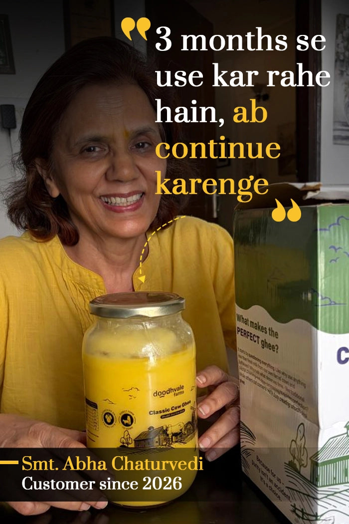 Cow A2 Vedic Desi Ghee - (900 ML)