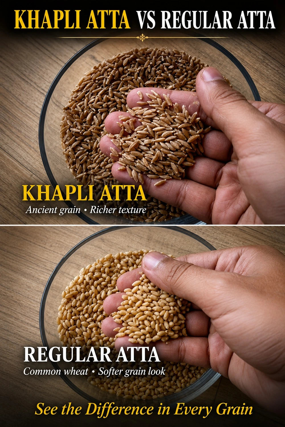 Khapli Atta – Cold Pressed | (2kg) :  Buy 2 Get 1 Free