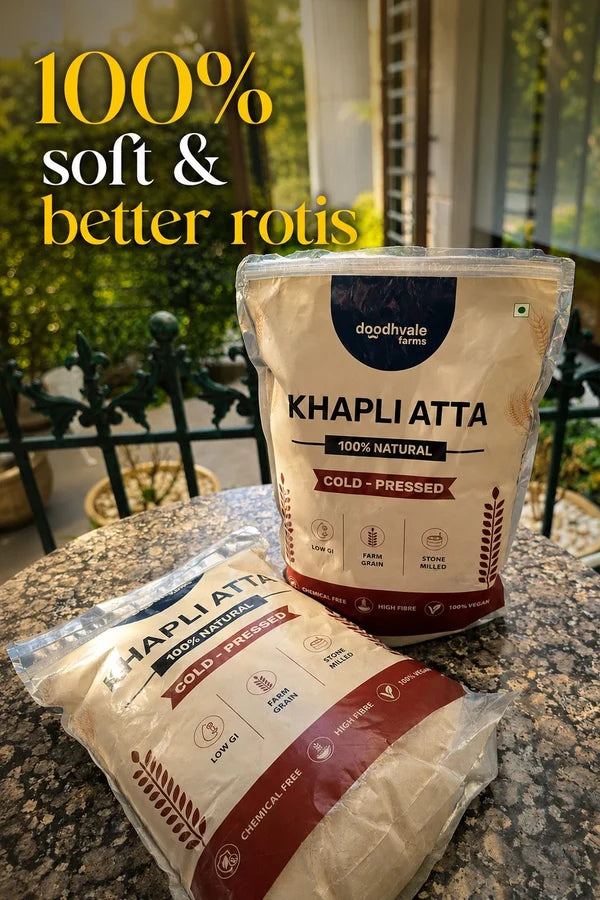 Khapli Atta – Cold Pressed | 2kg | Buy 1 Get 1 Free