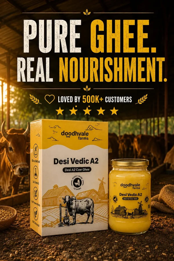 Kala Namak Rice + Khapli atta + Cow A2 Vedic Desi Ghee + Groundnut Oil Combo