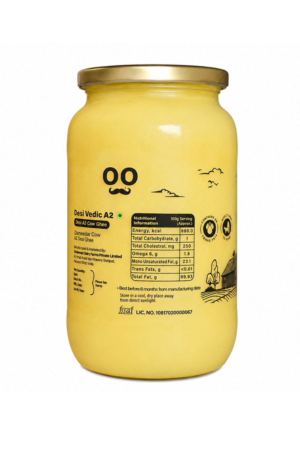 Cow A2 Vedic Desi Ghee