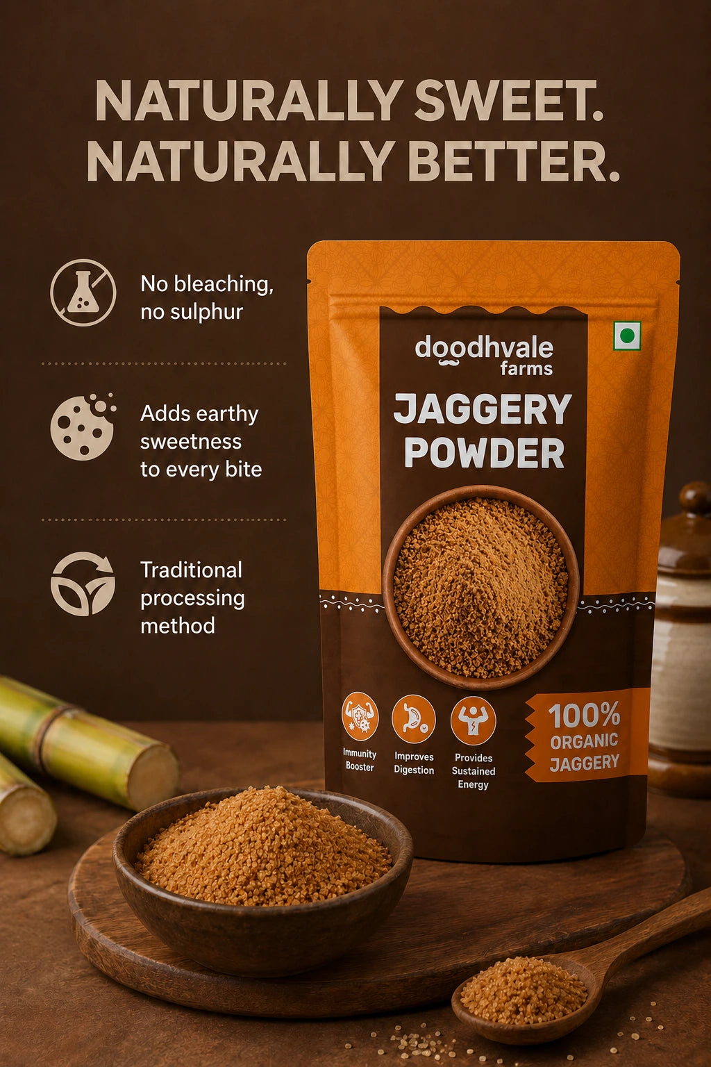 Flash Sale - Jaggery Powder – 100% Organic & Certified