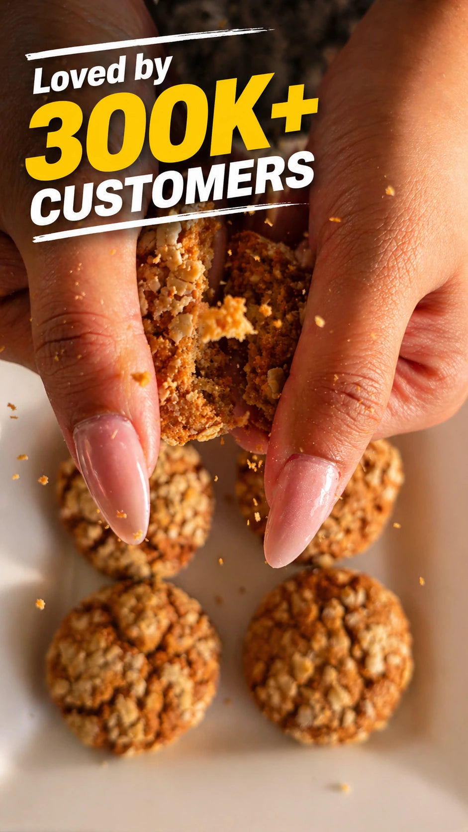 Crunchy Oat Cookies.