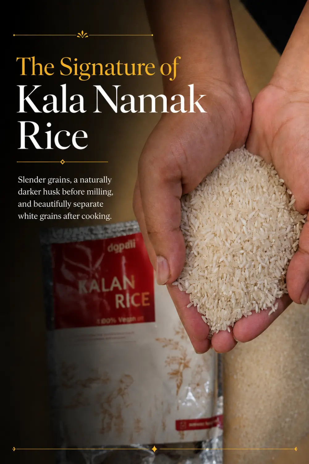 Kala Namak Rice – GI-Tagged Heritage Rice | High Protein