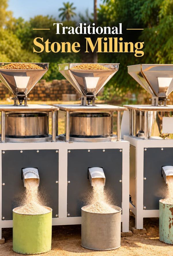 <div class="metafield-rich_text_field"><p><strong>Traditional Stone Milling</strong></p></div>