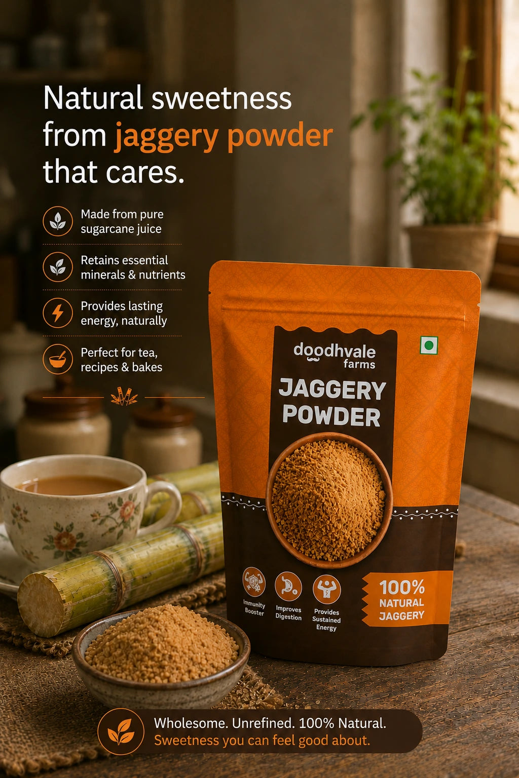 Flash Sale - Jaggery Powder – 100% Organic & Certified