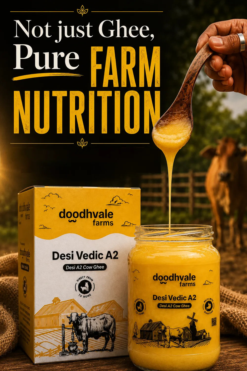 Cow A2 Vedic Desi Ghee