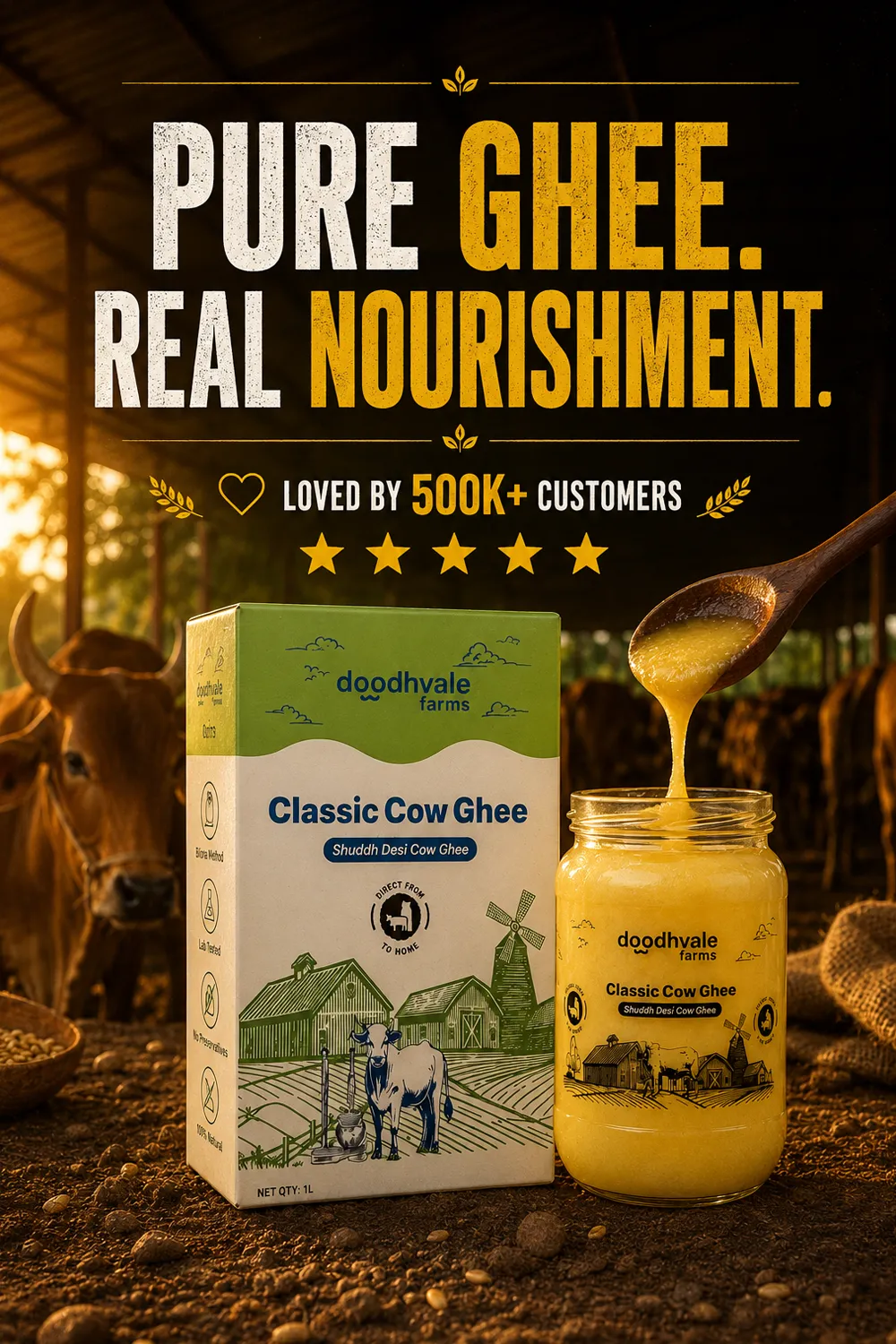 Classic Cow Bilona Ghee B1G2
