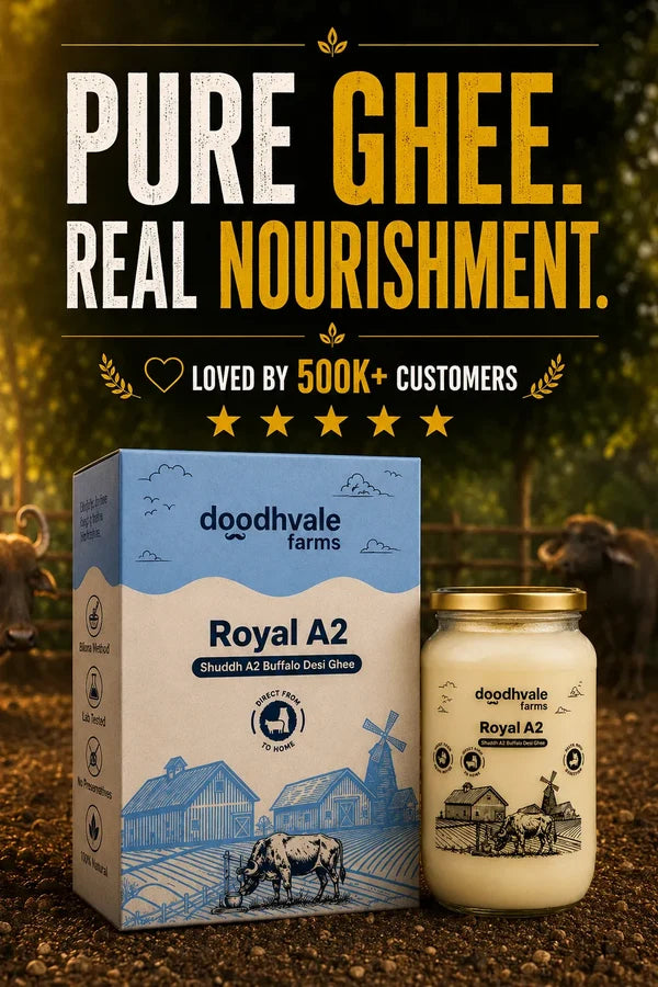 Kalanamak Rice (2 kg) + Royal A2 Buffalo Desi Ghee (900 ml) Combo