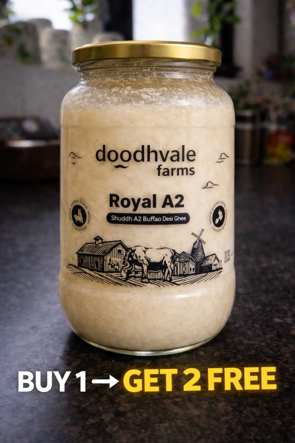 Royal A2 Buffalo Desi Ghee B1G2