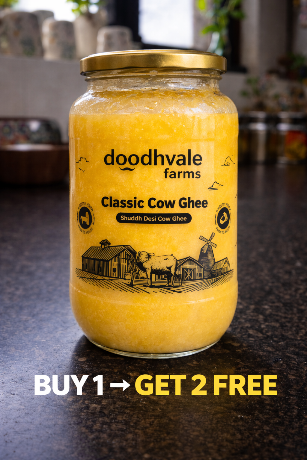 Classic Cow Bilona Ghee B1G2