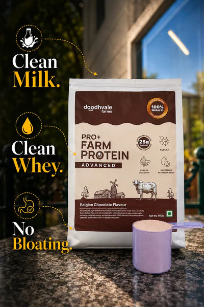 PRO+ Farm Protein Advanced - Belgian Chocolate - 25g/scoop + Free Gift