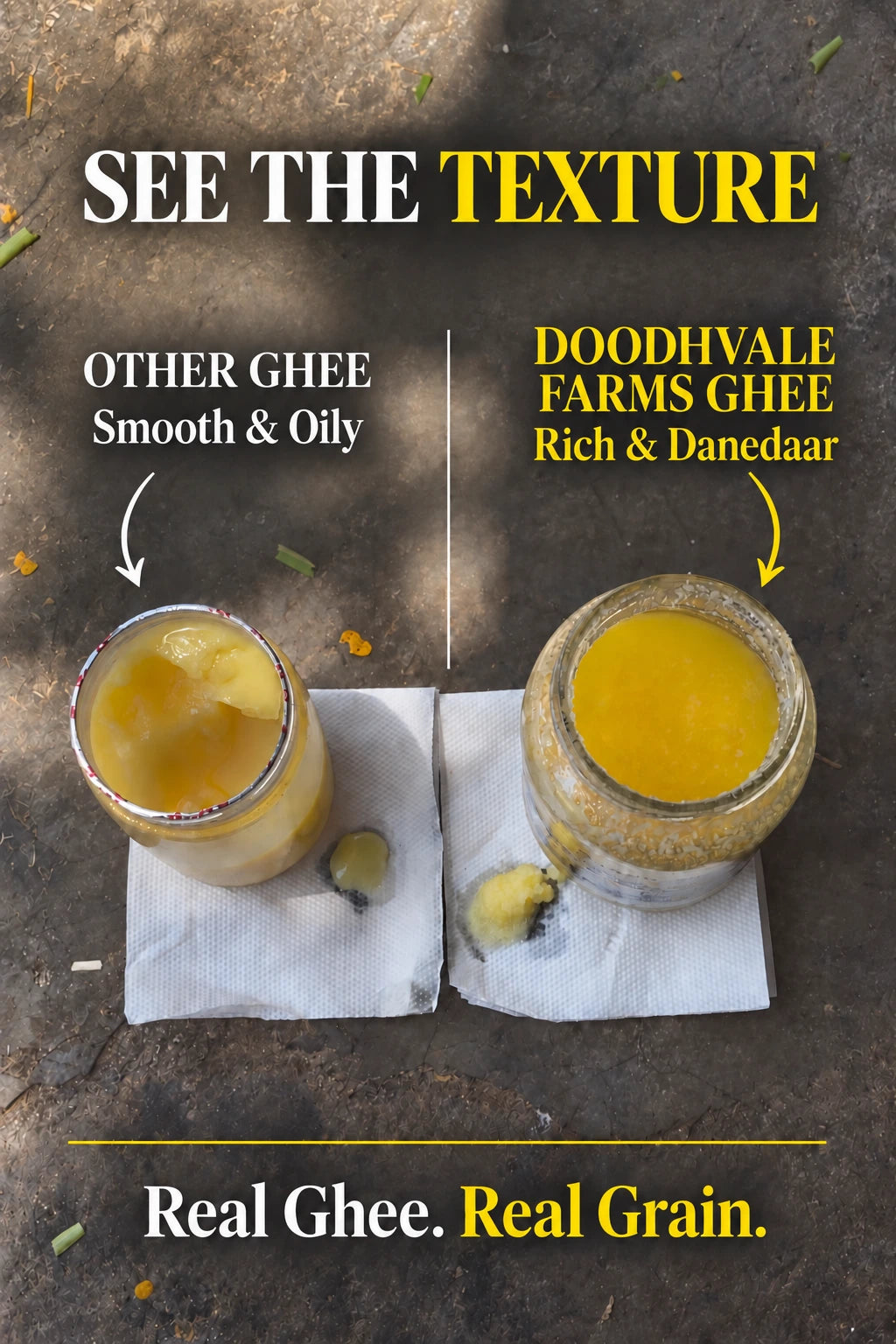 Cow A2 Vedic Desi Ghee - (900 ML)