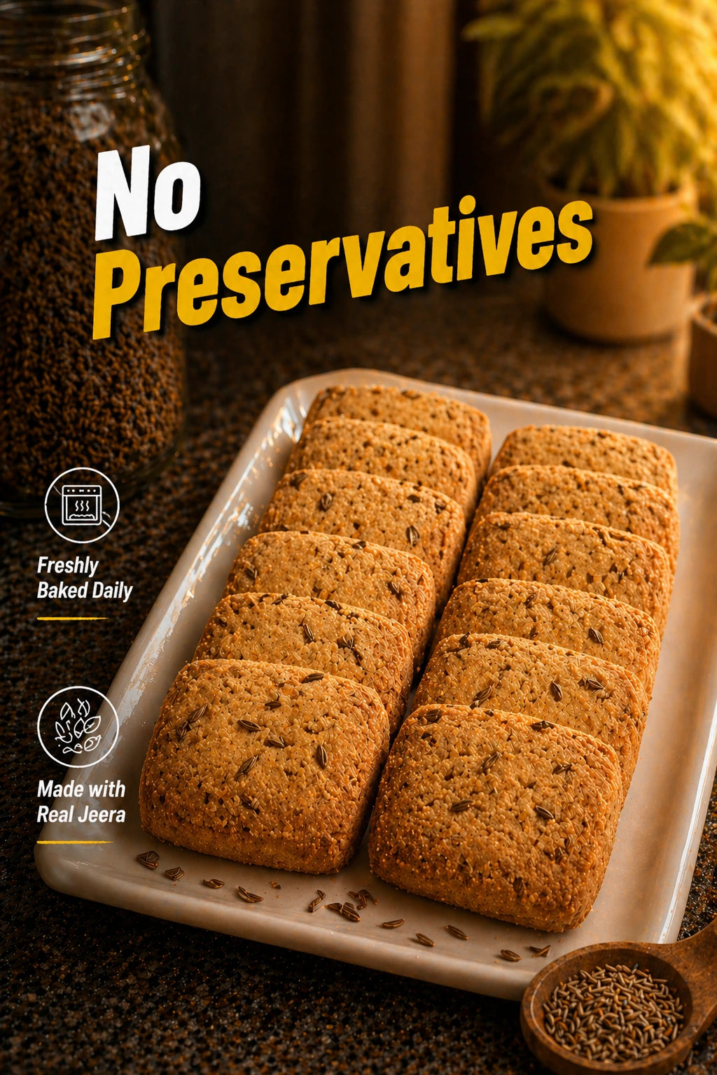Ajwain biscuit.