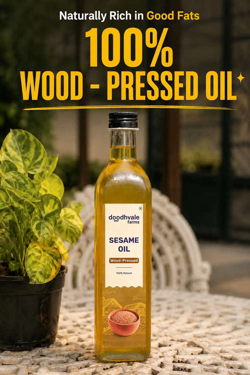 Sesame Oil - Wood Pressed.
