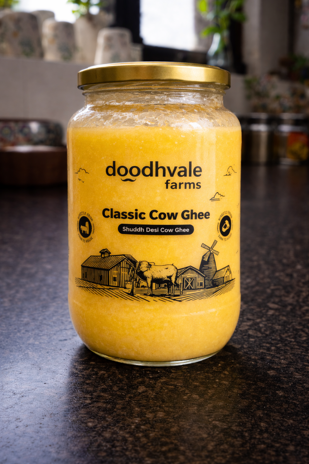 Classic Cow Bilona Ghee - (900 ML)