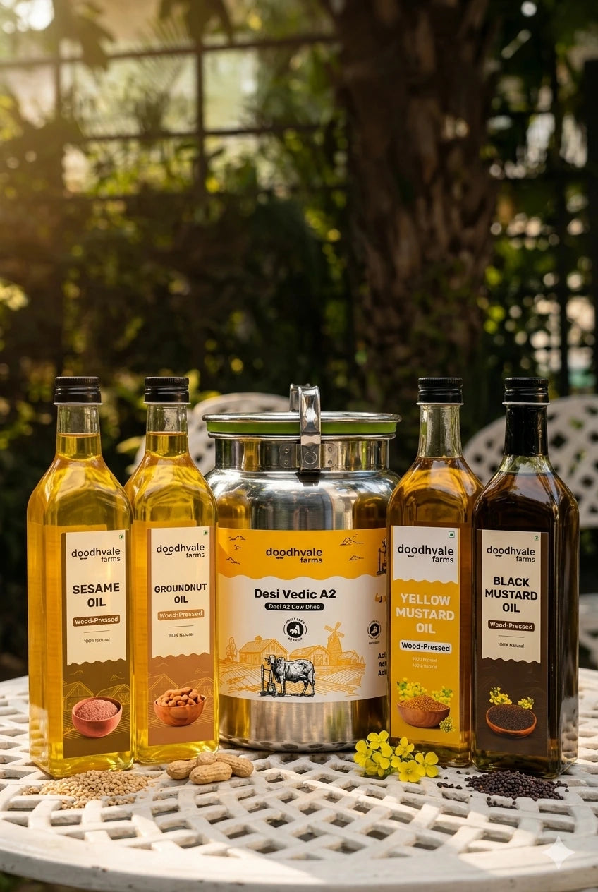 Cow A2 Vedic Desi Ghee Dolchi 5L + Free Gifts