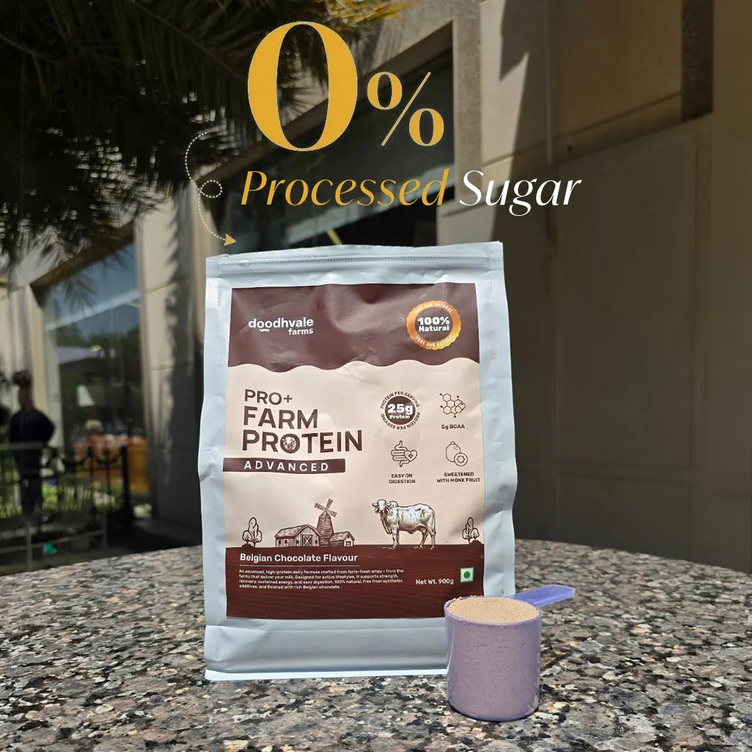 PRO+ Farm Protein Advanced - Belgian Chocolate - 25g/scoop + Free Gift