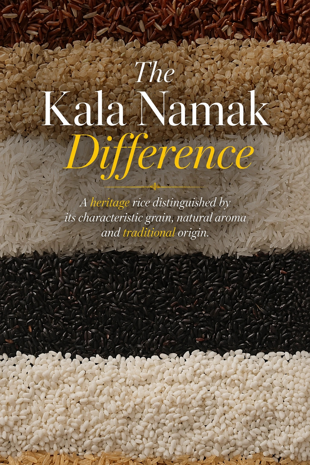 Kala Namak Rice – GI-Tagged Heritage Rice | High Protein