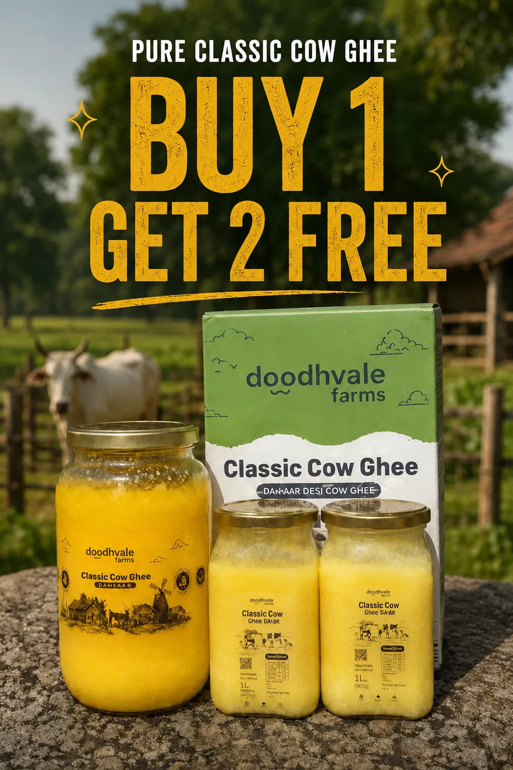 Classic Cow Bilona Ghee B1G2