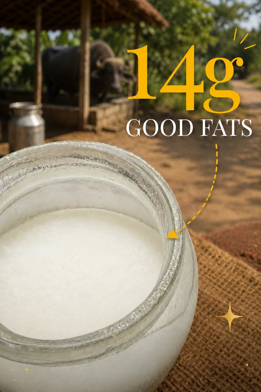Royal A2 Buffalo Desi Ghee - (900 ML)