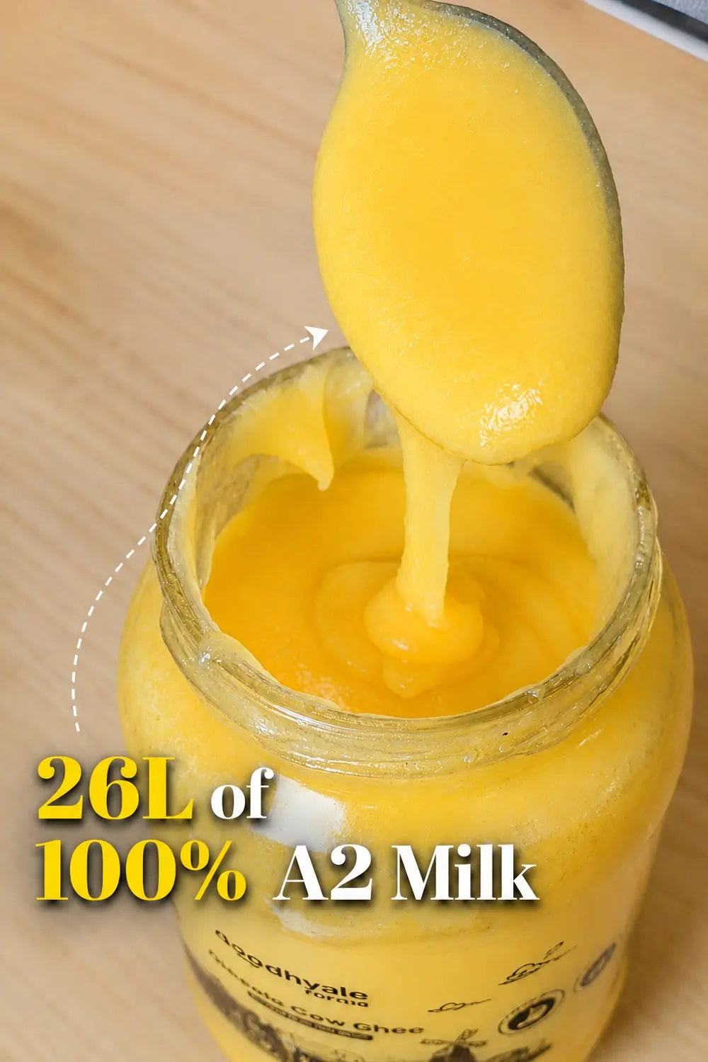 Classic Cow Bilona Ghee - (900 ML)