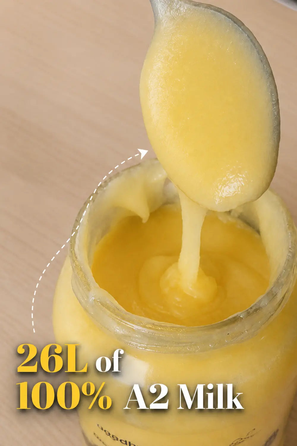 Cow A2 Vedic Desi Ghee - (900 ML)