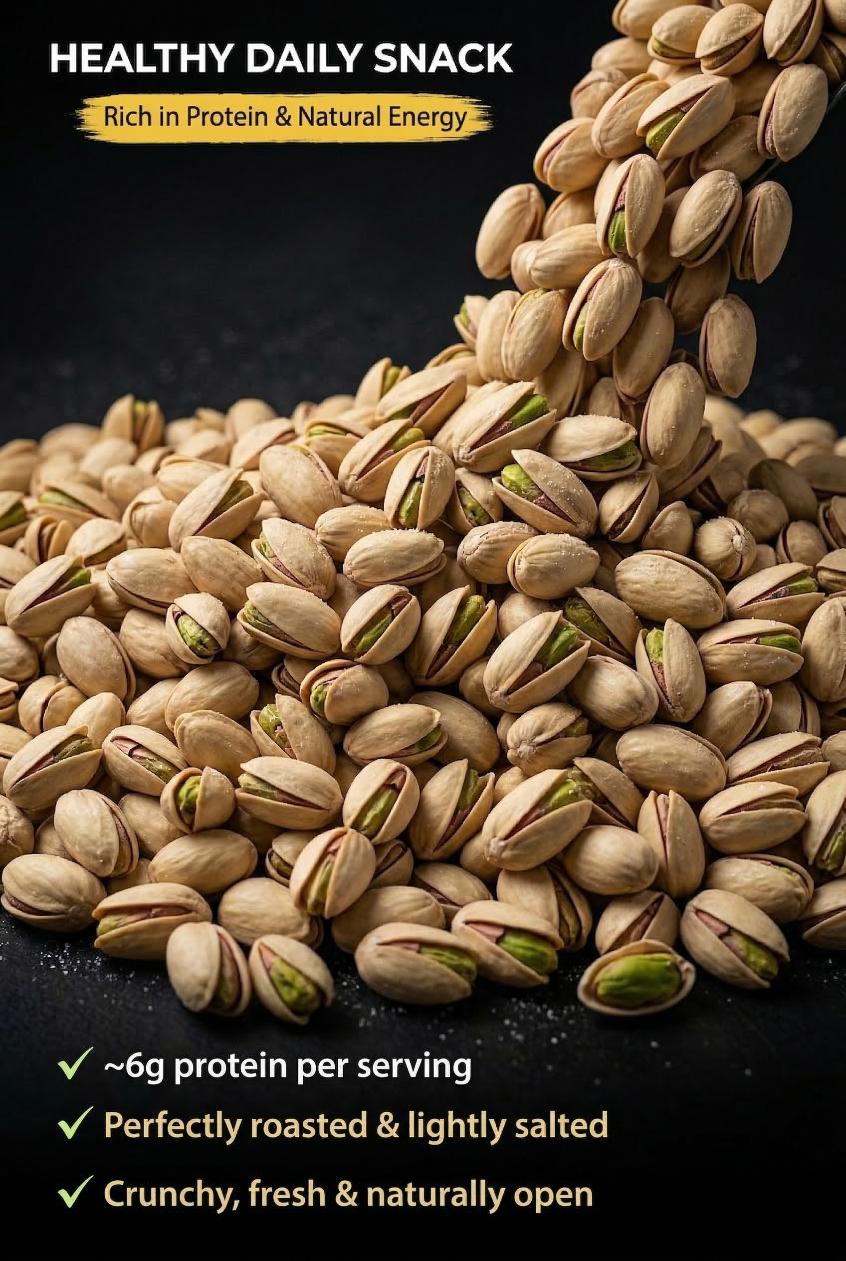 Raw Californian Pistachios - Pista  2 Unit Pack