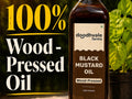 Black Mustard Oil - Wood Pressed 1L (Buy 1 Get 1 Free)