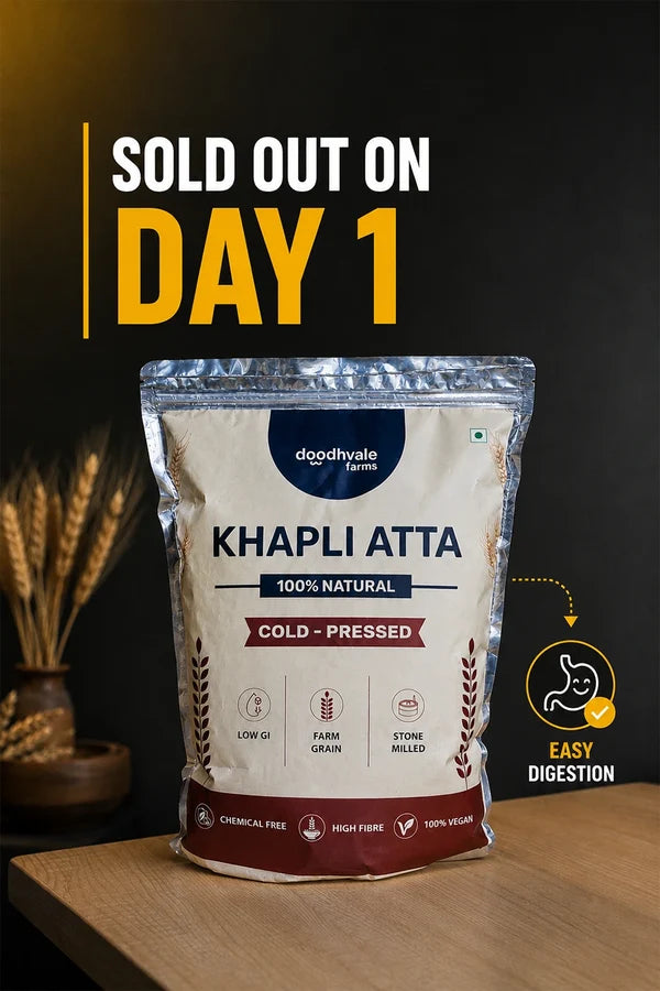 Khapli Atta – Cold Pressed | 2kg | Buy 1 Get 1 Free