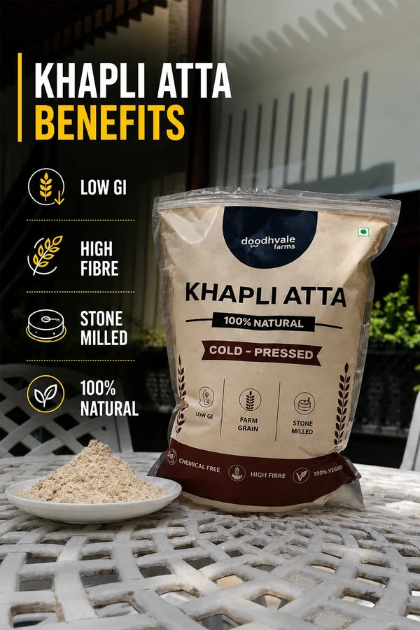 Khapli Atta – Cold Pressed | 2kg | Buy 1 Get 1 Free
