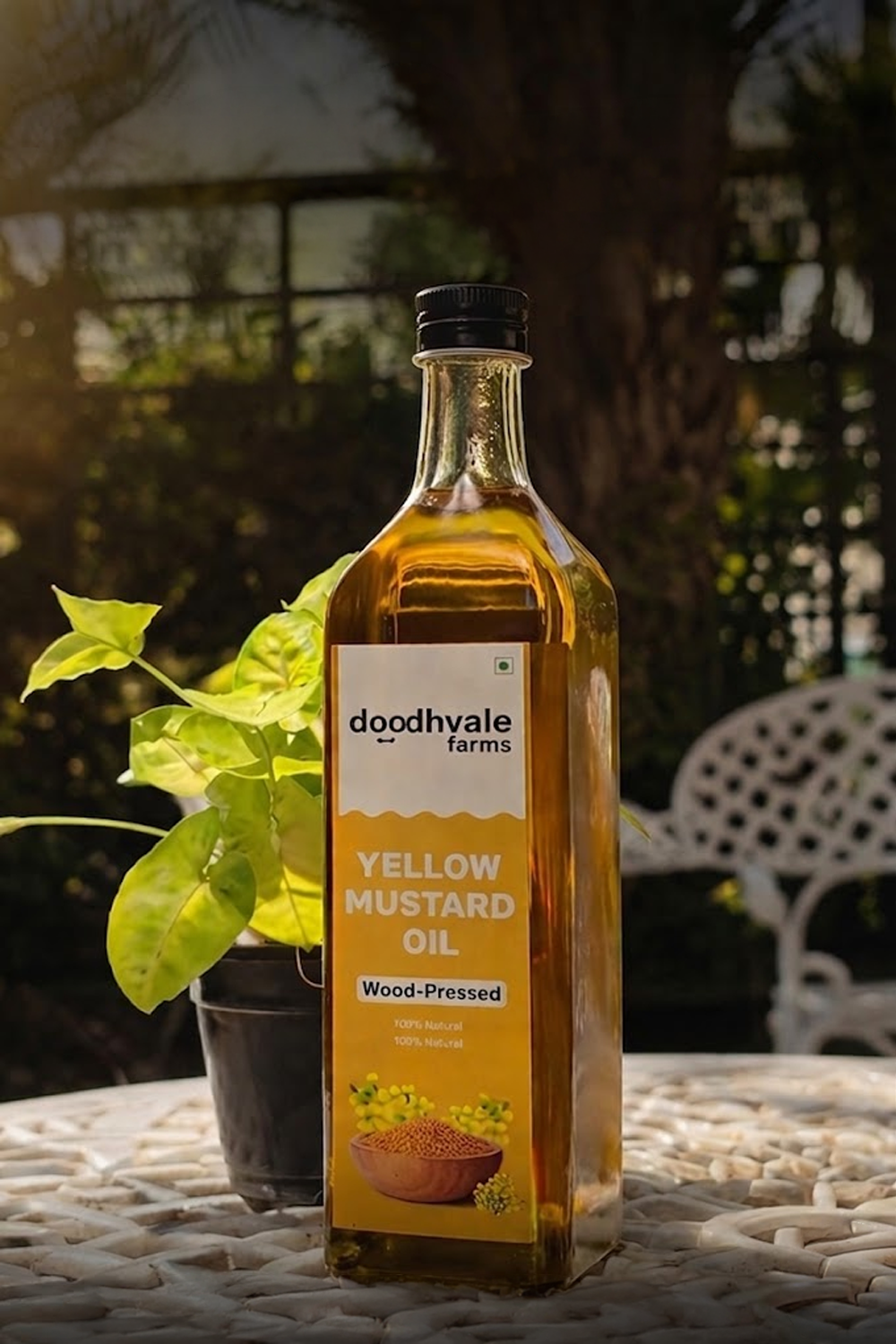 Yellow Mustard Oil - Wood Pressed