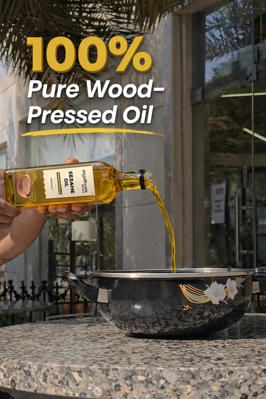 Sesame Oil - Wood Pressed (Buy 1 Get 1 Free)